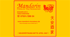 Desktop Screenshot of mandarin-konstanz.de